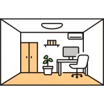 Western Style Room SVG Icon